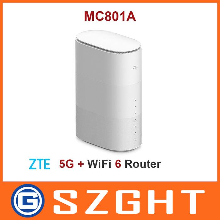 New ZTE MC801A CPE 5G Router Wifi 6 SDX55 NSA+SA N78/79/41/1/28