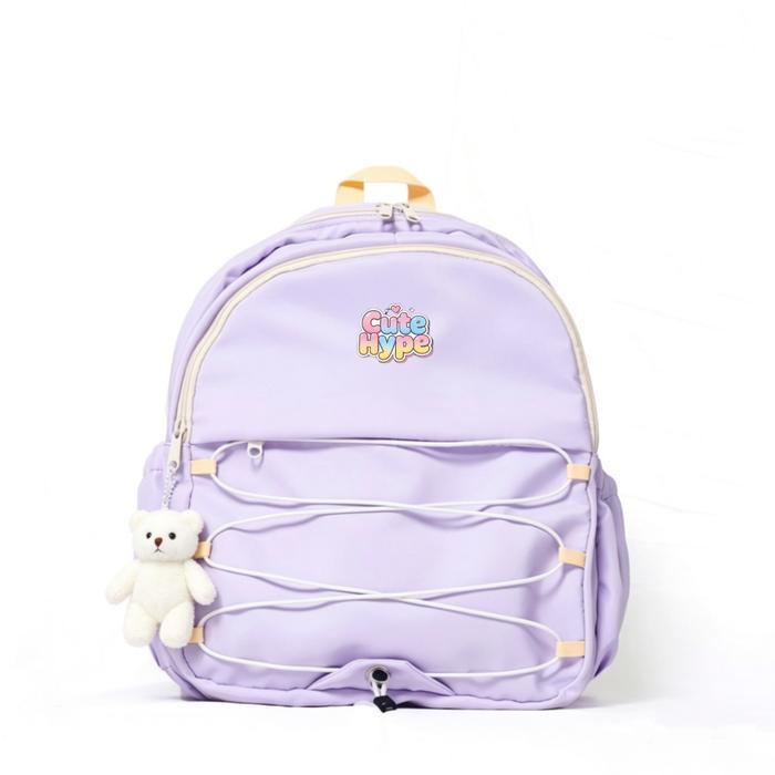 SUPER Backpack - Tas Besar Muat Laptop 15.6 Inch - Ransel Kanvas Waterrepellent untuk Sekolah - Coco