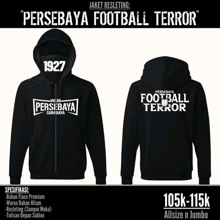 JAKET RESLETING PERSEBAYA FOOTBALL TERROR