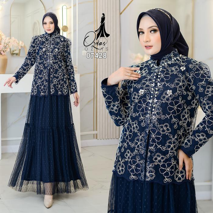 GAMIS TILE OZIAS 07428 | Gamis Tile Premium | Gamis kondangan Wanita.