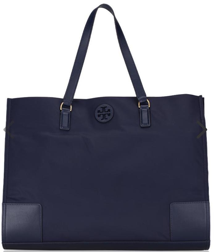 Tory Burch Ella Nylon Large Tote PRELOVED Wanita Totebag Original