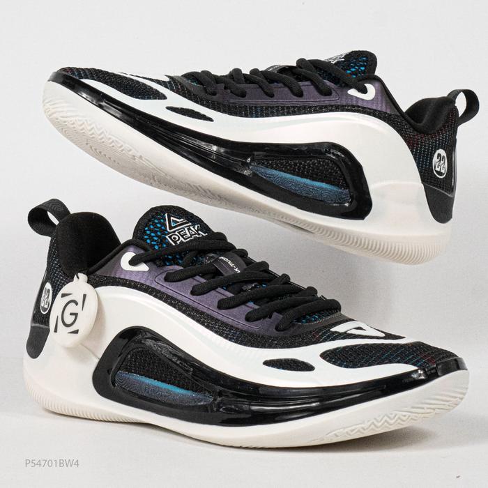 Gudang Bubu - Sepatu Peak Andrew Wiggins AW 4 Black White Men's Basketball Sport Shoes Sepatu Olahra