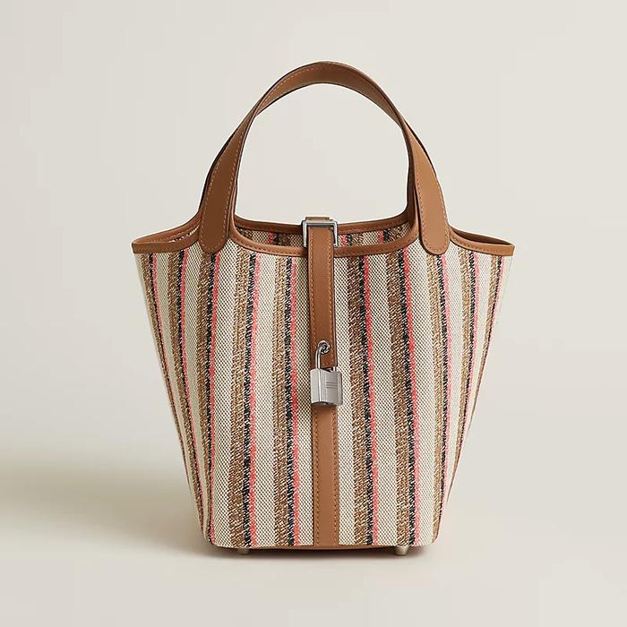 Tas Jinjing,HERMES,Picotin Lock 18 Tote,white