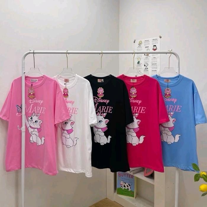 MARIE CAT CUTE T-SHIRT ATASAN KAOS MARIE CAT DEWASA ANAK Baju
