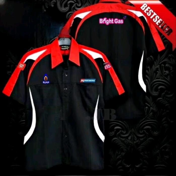 kemeja bright gas baju bright gas seragam bright gas Pdh bright gas kemeja kerja bright gas baju ker