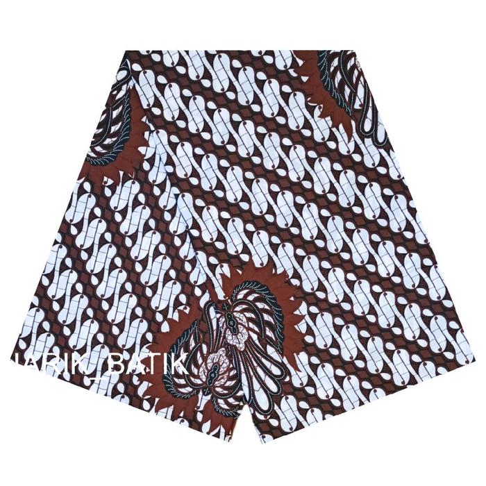 Kain Batik Jarik Panjang Motif Parang Garuda Putih