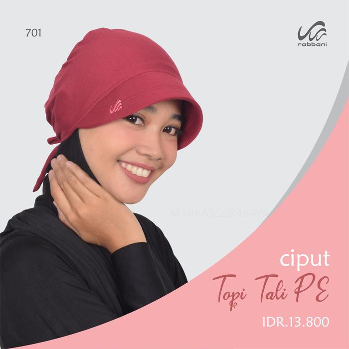 terlaris ciput topi rabani ori, dalaman jilbab rabbani pet tali bahan kaos asli, daleman hijab raban