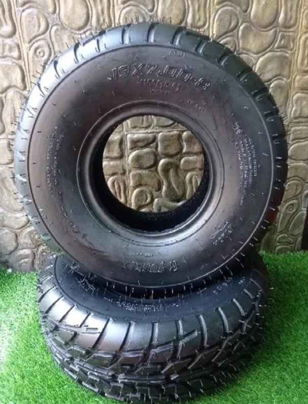 2 PCS Ban Ring 8 aATV Depan 19x7-8 Aspal/Onroad