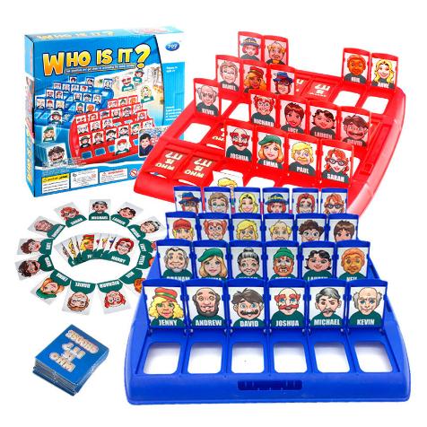 Mainan Anak VIRAL Tebak Gambar Board Game Who is it / Permainan Tebak - Tebakan Orang