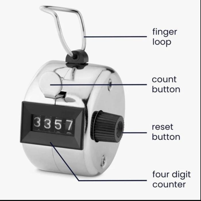 Tally Counter Besi Manual - Tasbih Manual