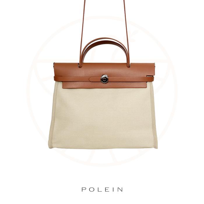 HERBAG by Polein - Tas Wanita Handbag Premium Canvas Leather Inside Pouch Luxury