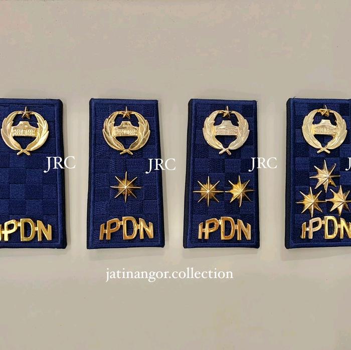 Dek Pangkat PDH PRAJA IPDN TINGKAT 1-4 Tanda Jabatan PRAJA IPDN