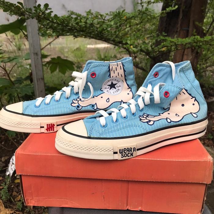 Converse X Undefeated "No Raw Dogs" Limited Edition This rare pair is part of the 1HUND(RED)  Availa