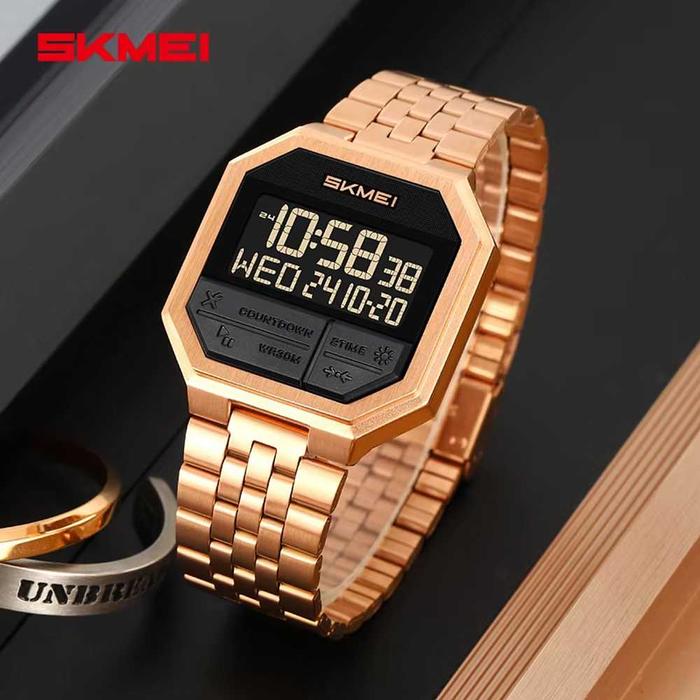 SKMEI Jam Tangan Pria Digital Business Stainless Steel Anti Air 30M - 2350