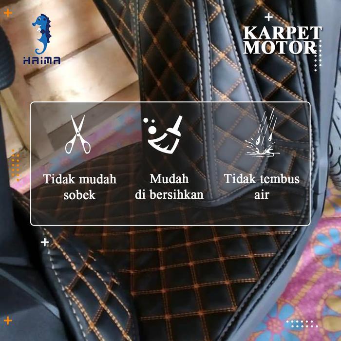 Karpet Motor Honda Beat Tahun 2012-2023 Synthetic Leather