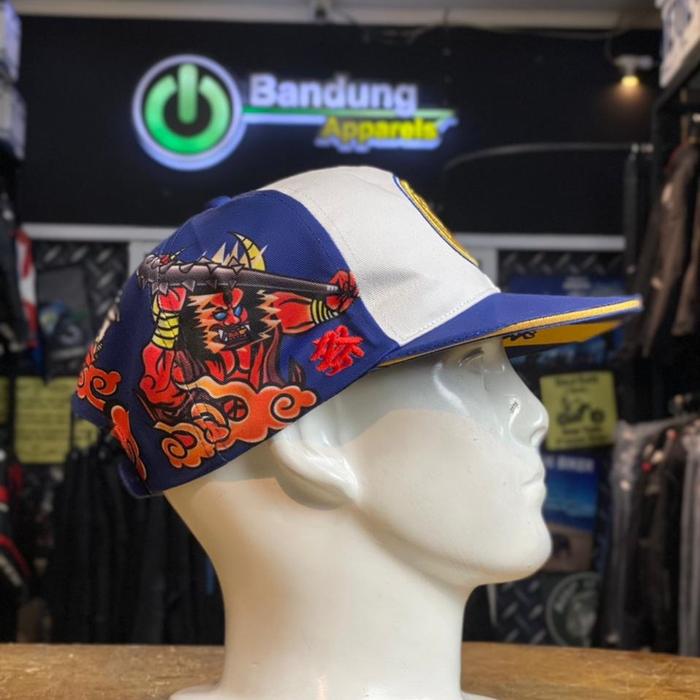 Topi Premium logo Motegi 3 Snapback Topi Casual Touring Riding Marquez Motegi 3