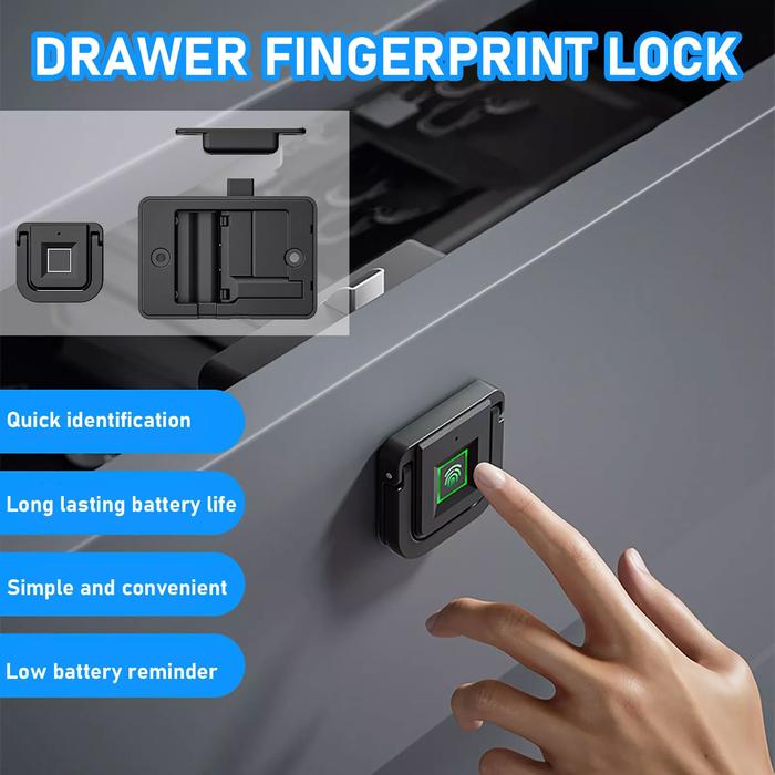 Zahira Mall | Kunci Lemari Sidik Jari | Smart Cabinet Lock | Pengunci Digital Locker