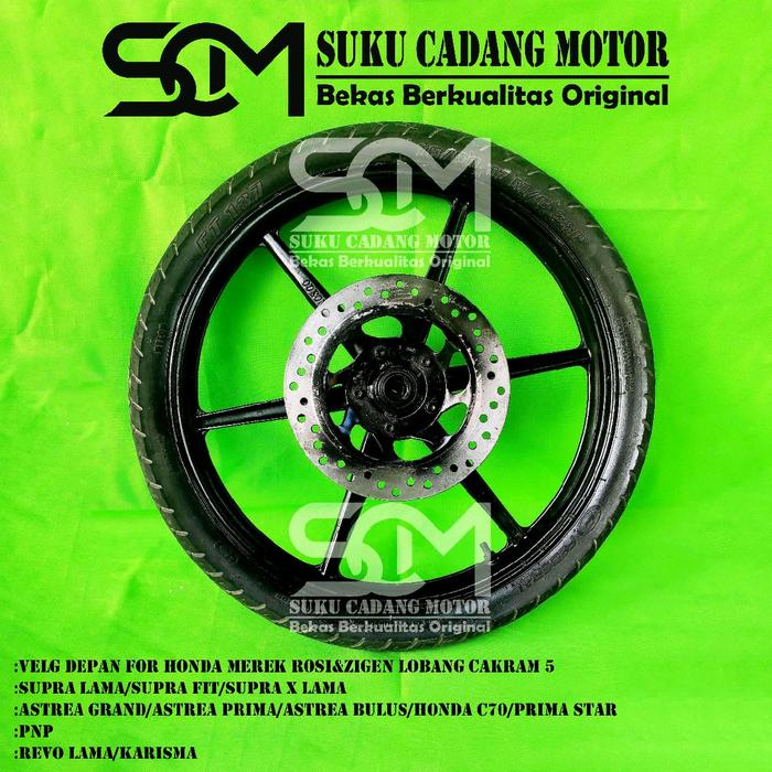 Velg Depan For Honda Palang 6 Supra X Supra lama Supra fit lama Astrea Grand Prima Honda C70 Grand B
