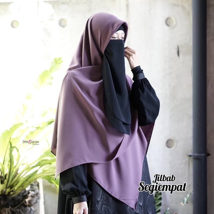 Hijab Segi Empat Premium By Ummu Maryam Collections Lembut Anti Badai Flowy Nyaman Adem Segi 4 Canti