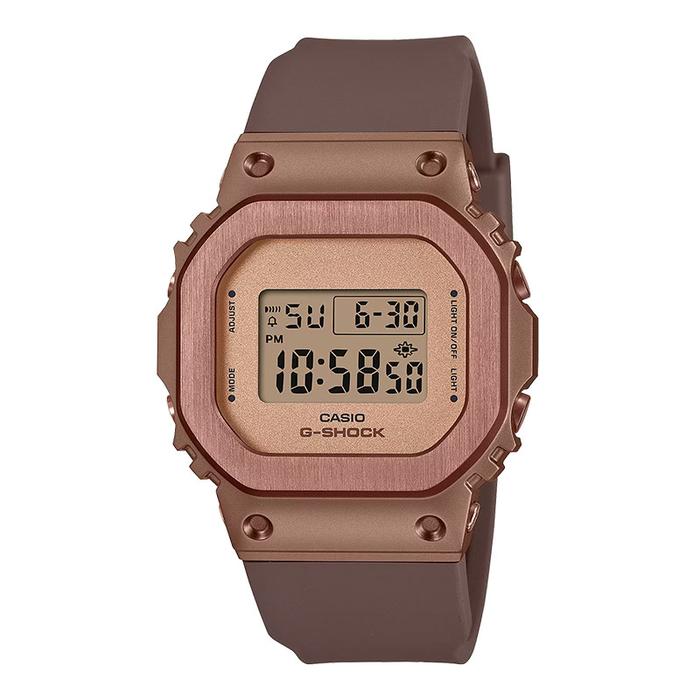 Jam Tangan Unisex Casio G-Shock GM-S5600UBR-5DR GM-S5600UBR GMS5600UBR Bronze Glow Digital Dial Bron