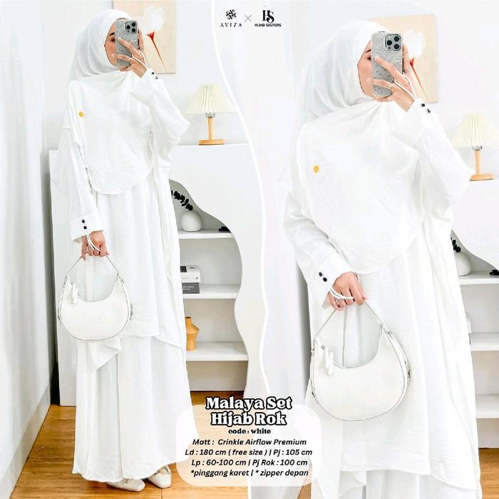 MALAYA SET HIJAB ROK KRINGKEL
