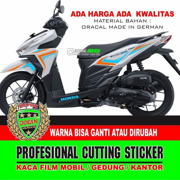Cutting Sticker VARIO 125 VARIO 150 OLD PUTIH HITAM MERAH [NTS]