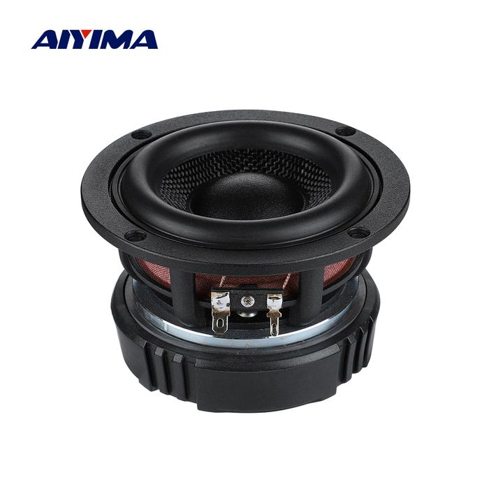AIYIMA 4.5 Inch Subwoofer Speaker Audio Aluminum Cone Frame Woofer 4