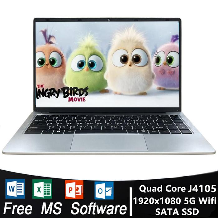 J4105 14.1 Inch RAM 6GB DDR4 ROM 128GB 256GB SSD Windows 10 Inte
