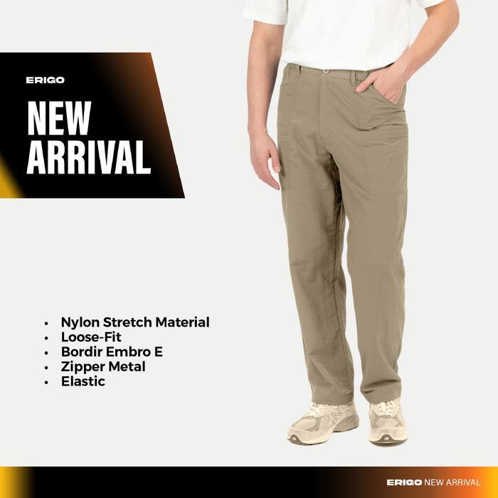 Erigo Cargo Pants Ut Beens Khaky - Celana Panjang Cargo Pria & Wanita
