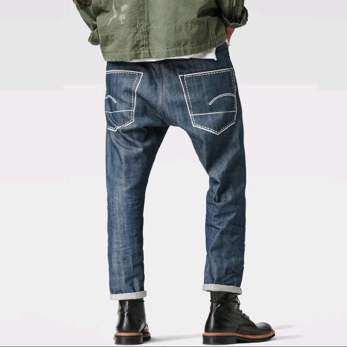 AUTHENTIC SELVEDGE DENIM JEANS G-STAR RAW SIZE 31 LP 76 cm PANJANG 101 cm OL 17 cm,,exelent conditio