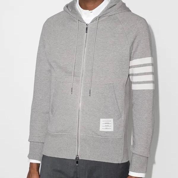 Thom Browne 4 Bars ziphoodie authentic original