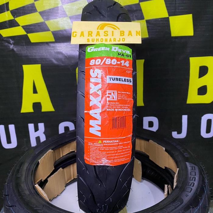 Ban maxxis green devil 80/80-14