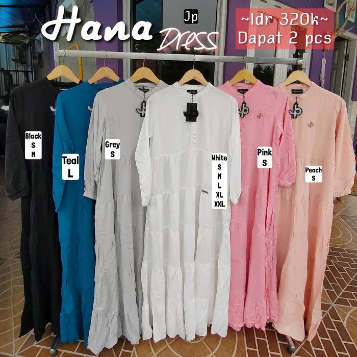 Dres Hana Dress by Jp bestseller//Gamis by Journey Wanita