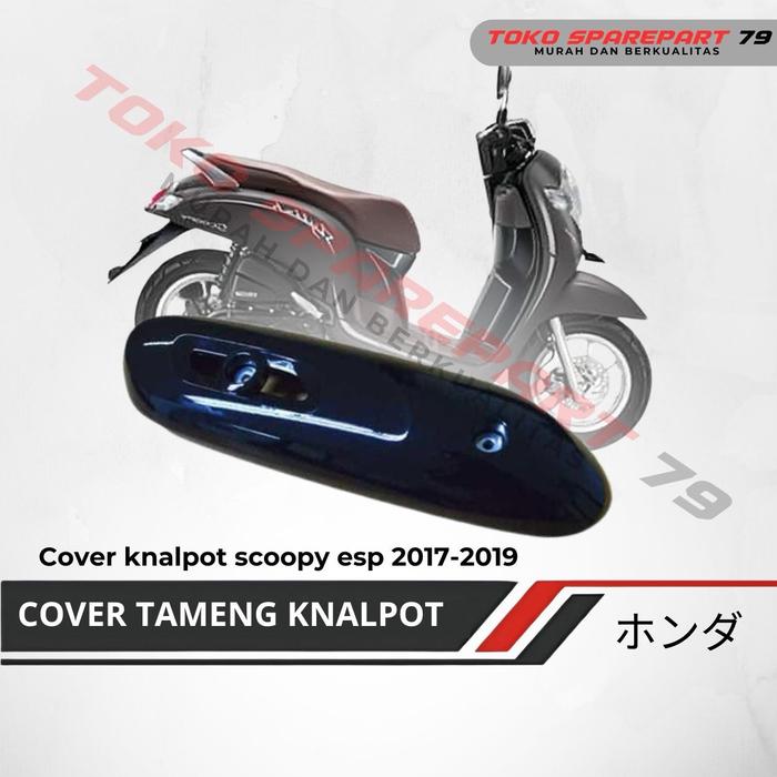 Cover knalpot scoopy fi 2017-2019
