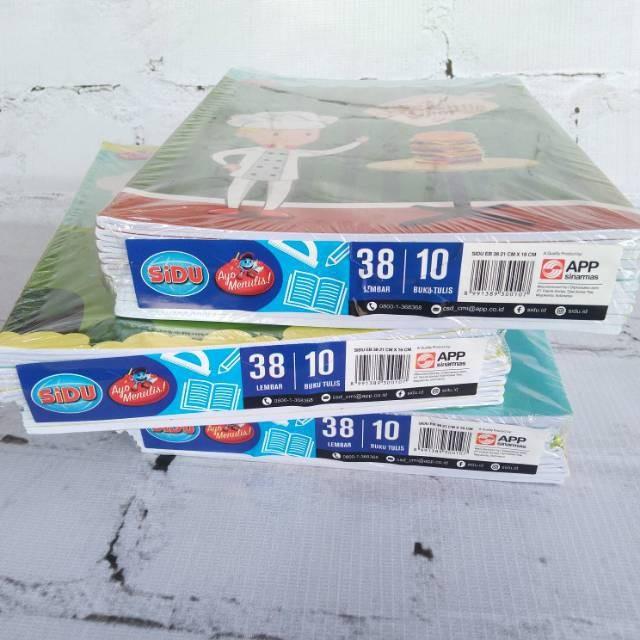 PAKET! Buku Tulis Sidu Sinar Dunia 38 Lembar ORIGINAL (10 Buku )