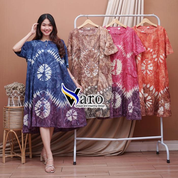 Varo Daster Busui SUper JUmbo Bumil Model Payung Klok A LD 140cm Bahan Kaos Adem Nyaman Wanita Hamil