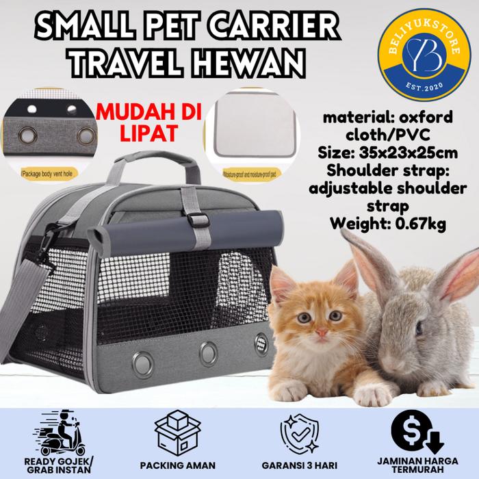 Ready Small Pet Carrier / Pet Carrier Small Hewan Anjing Kucing Kelinci / Pet Carrier / Tas Tempat H