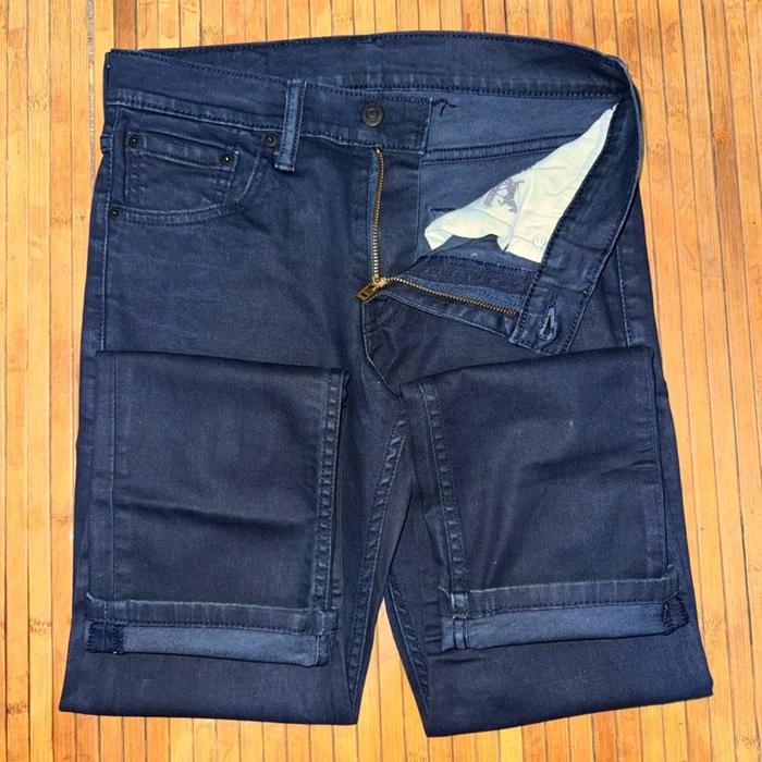 LEVIS 511 SLIM FIT MIDNIGHT BLUE BLACK STRETCH DENIM JEANS