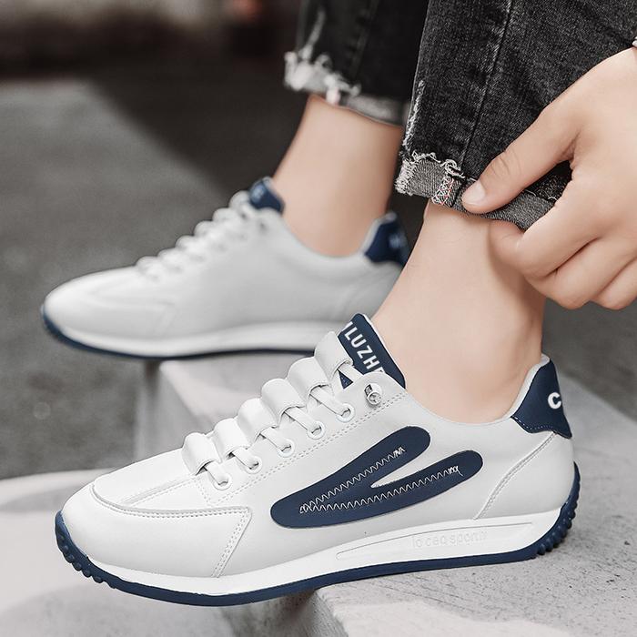 Sepatu Pria Sneakers Casual Kekinian Sepatu Casual Cowok Trendy Gaya Korea Anti Slip Keren Buat Gaya