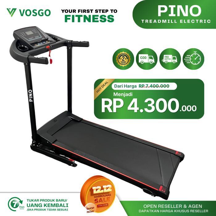 promo - alat fitness treadmill elektrik vosgo pino