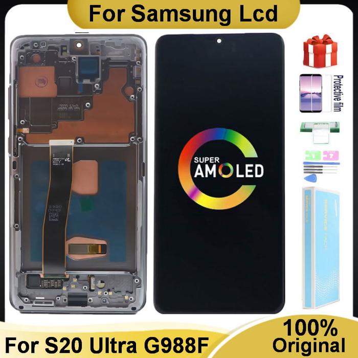 Original S20Ultra AMOLED Screen For Samsung Galaxy S20 Ultra Lcd