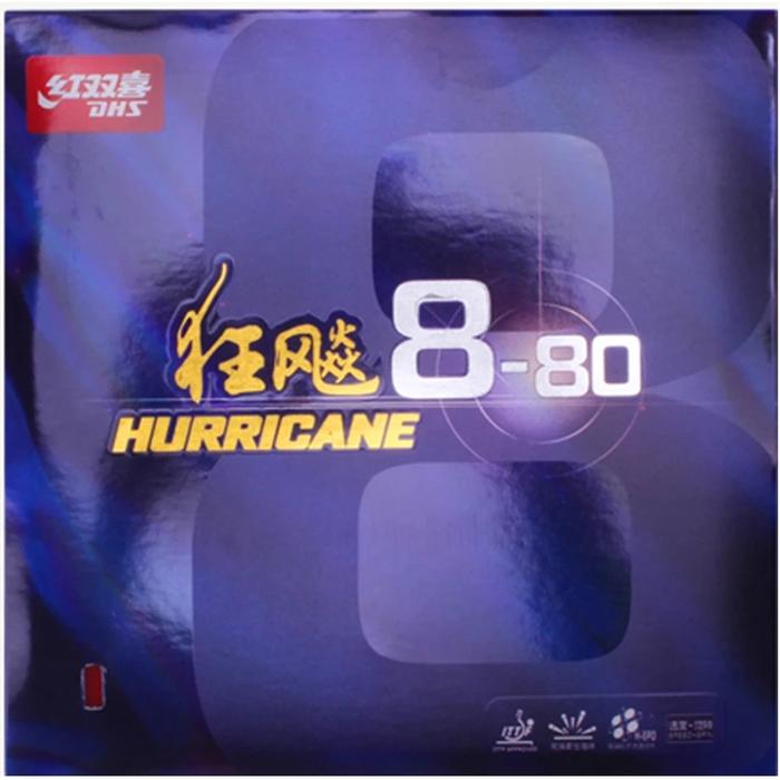 Terlaris, Asli DHS Hurricane 8-80 Karet Tenis Meja Karet Lengket
