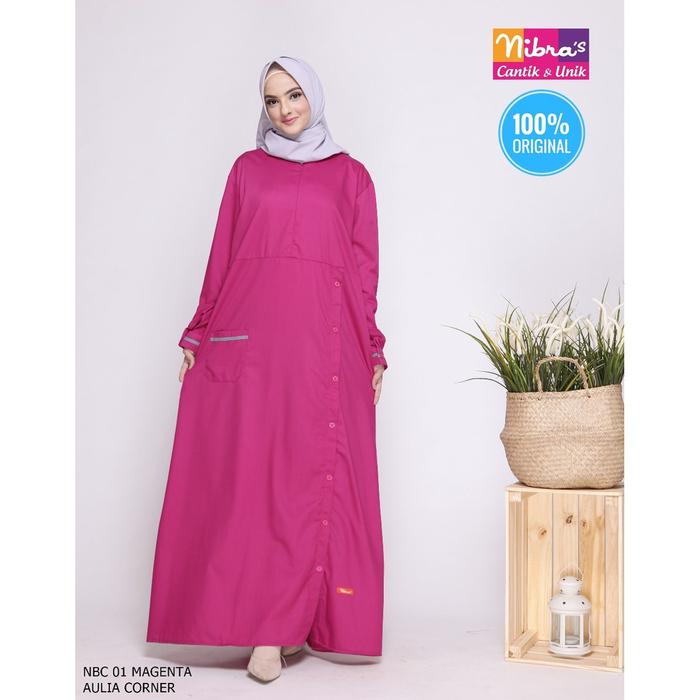 FLASH SALE GAMIS CASUAL DAILY NIBRAS NBC 001 MAGENTA