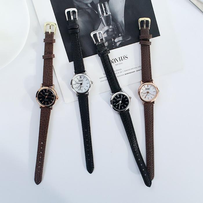 D.G.C Jam Tangan Couple Import Grosir Murah Warna Simple Fashion W240