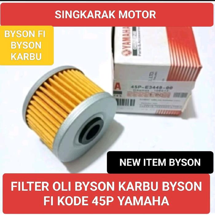 FILTER OLI OIL YAMAHA BYSON FI BYSON KARBU KODE 45P SAMA 21C YAMAHA