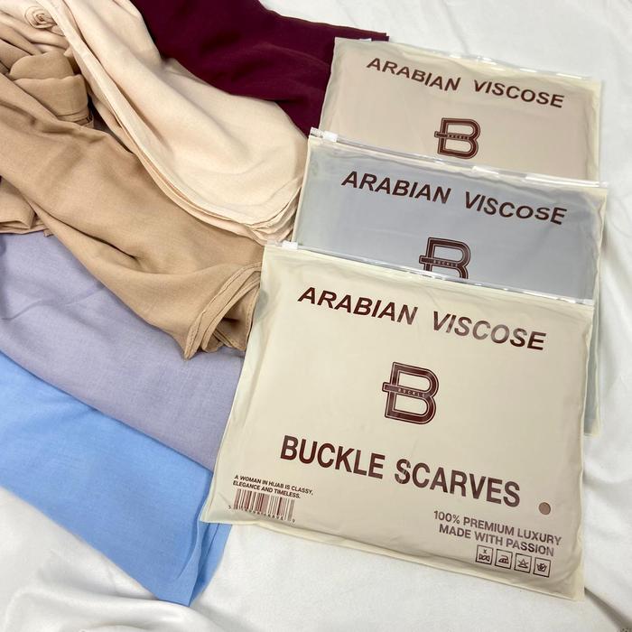Jilbab BUCKLE SCARVES Arabian Viscose Pashmina Azara 70x175 cm