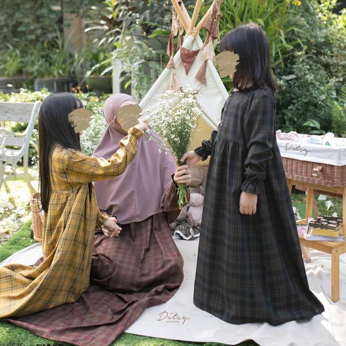gamis DITSY, gamis DITSY MOSLEM, GAMIS DITSY, DITSY nightgown, gamis viscose premium