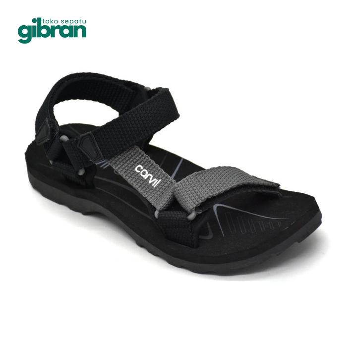 CARVIL ANJANI-GM Black Grey 38-44 Sandal Gunung Outdoor Pria Anti Selip