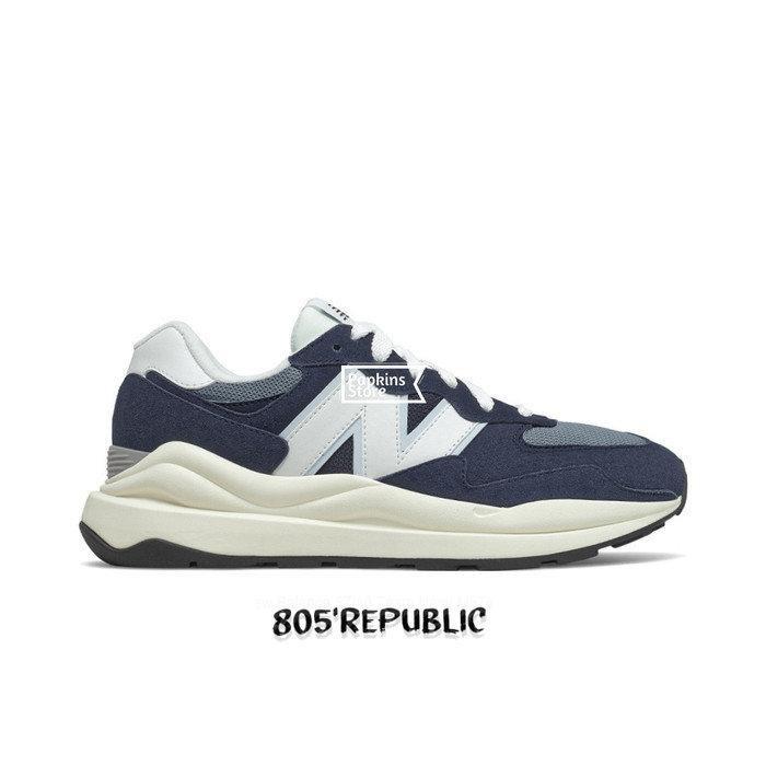 Sepatu Sneakers NB 5740 Team Navy White Black Original