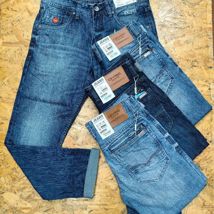 Celana CEVIRO Panjang ZIPPER Original ceviro